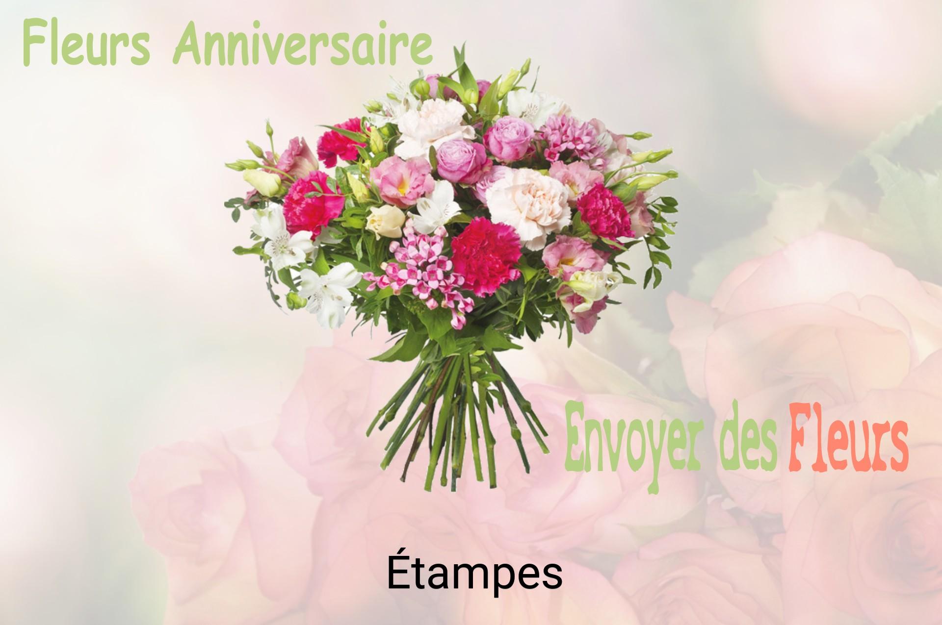 Bouquet de fleurs d’anniversaire livré à Étampes